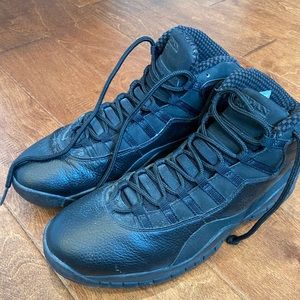 Nike air jordan X black black Sz 11.5 2005